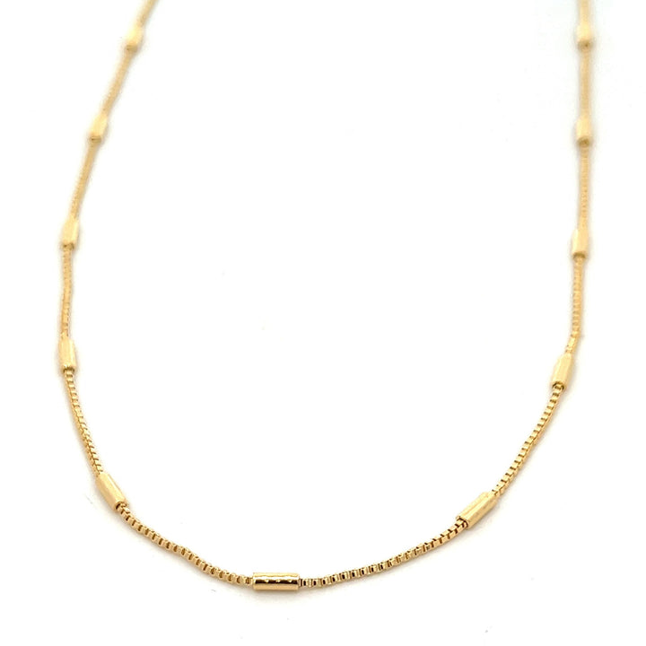 14K-gold-filled bar station necklace - 16" - workshopunderground.com