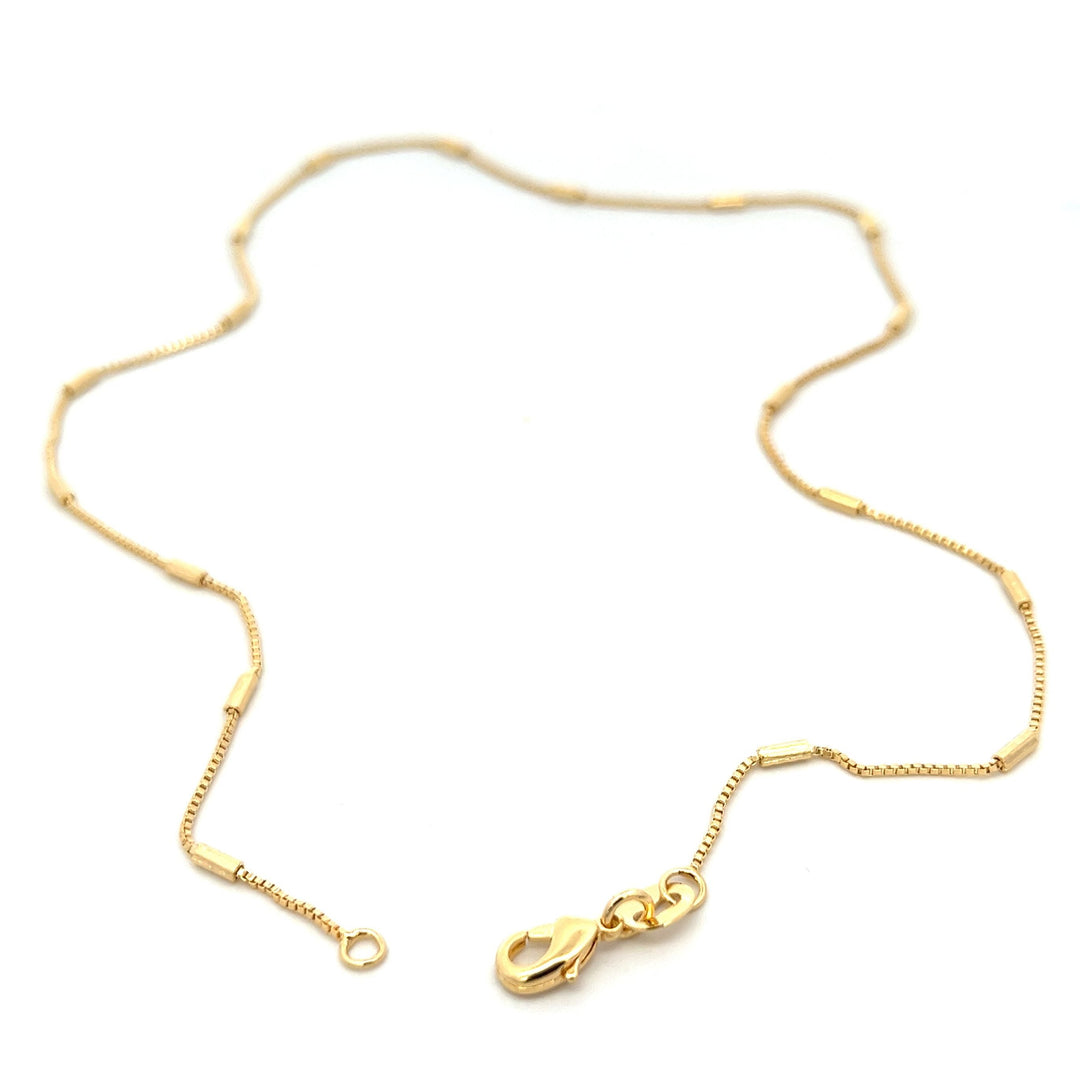 14K-gold-filled bar station necklace - 16" - workshopunderground.com