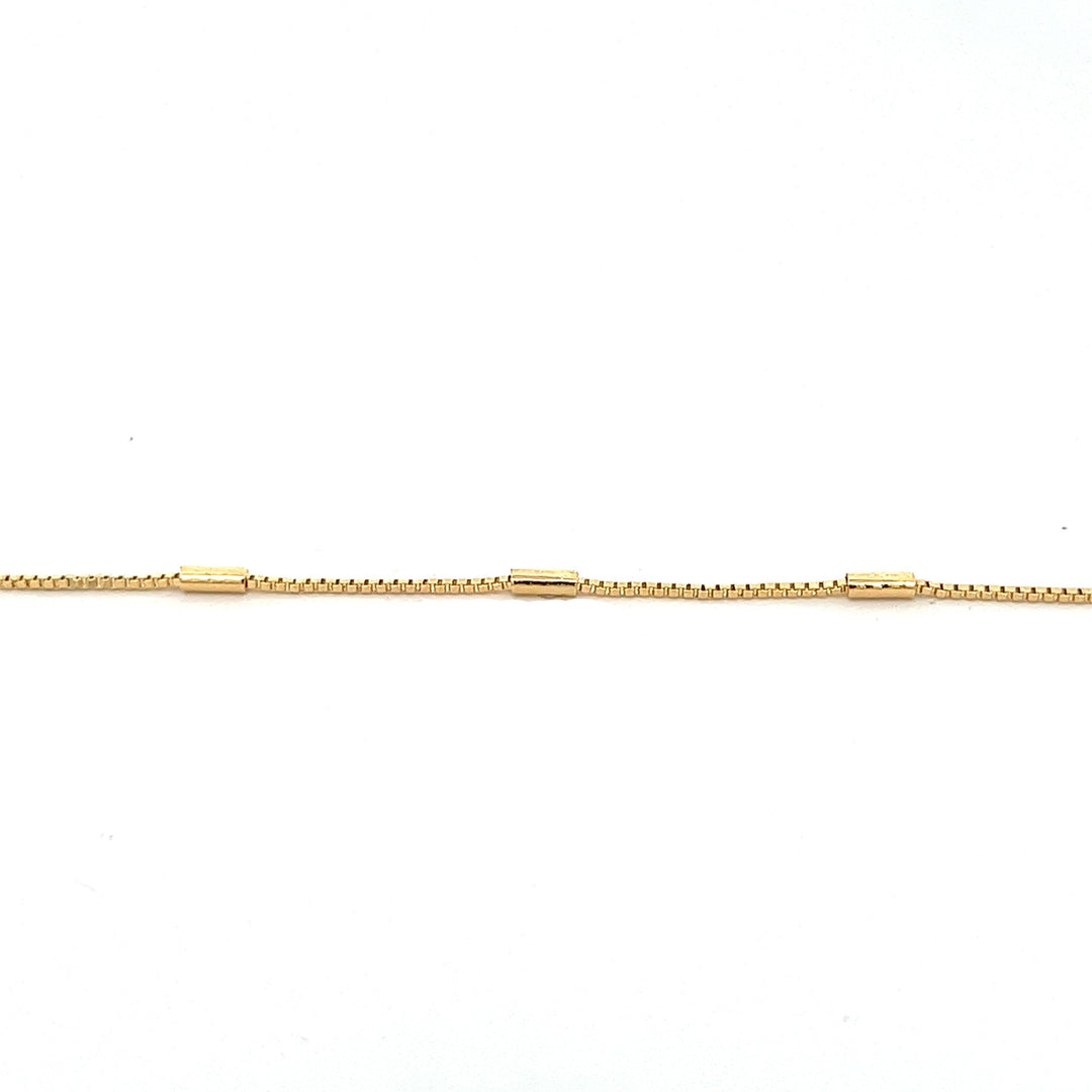 14K-gold-filled bar station necklace - 16" - workshopunderground.com