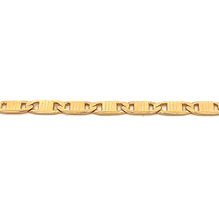 14K-gold-filled bold striped mariner necklace - 16" - workshopunderground.com