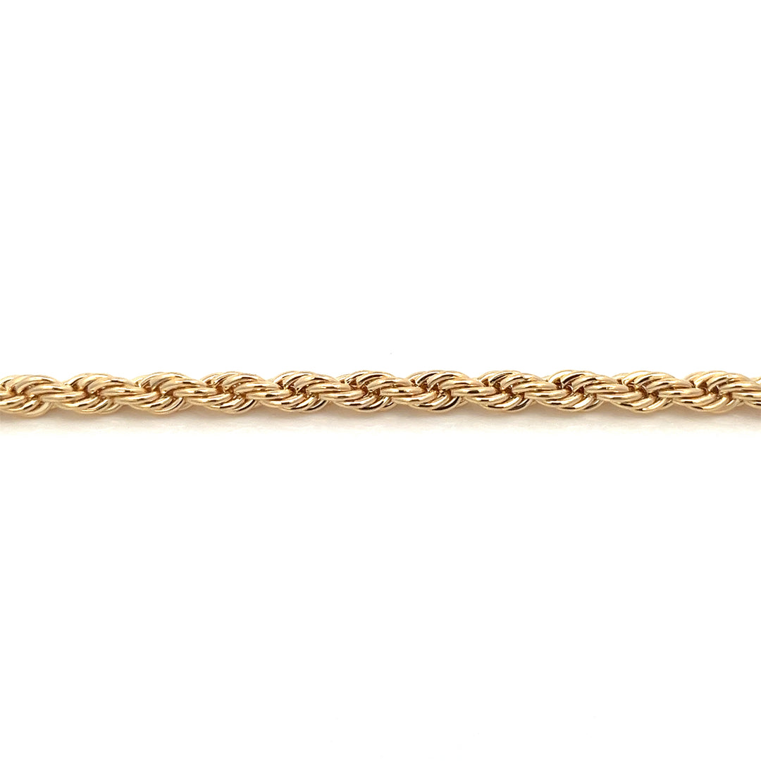 14K-gold-filled luxe rope chain bracelet - workshopunderground.com