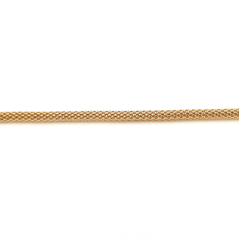 14K-gold-filled tubular mesh chain bracelet - workshopunderground.com