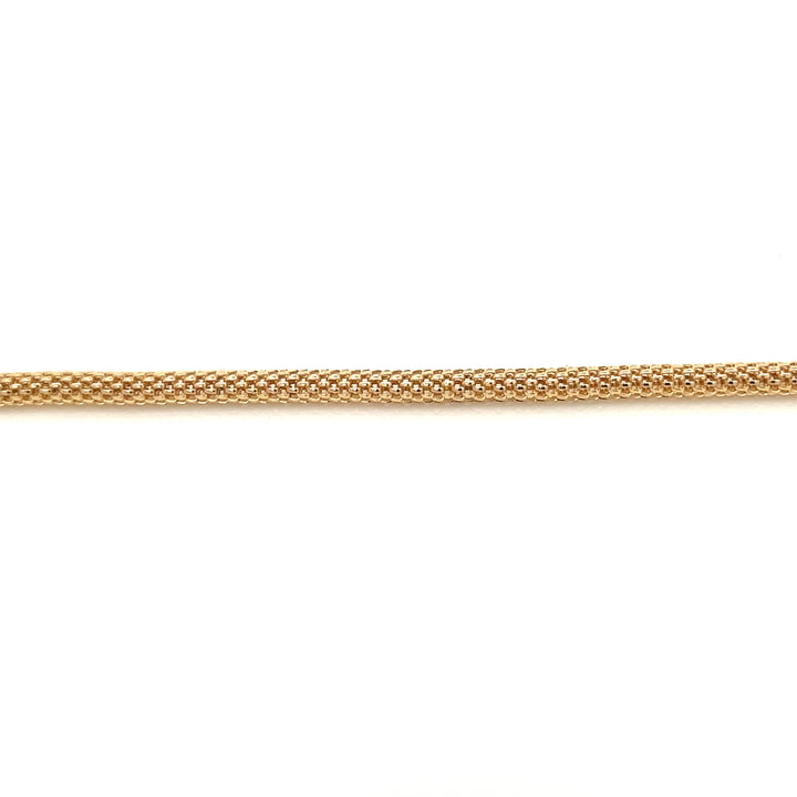 14K-gold-filled tubular mesh chain bracelet - workshopunderground.com
