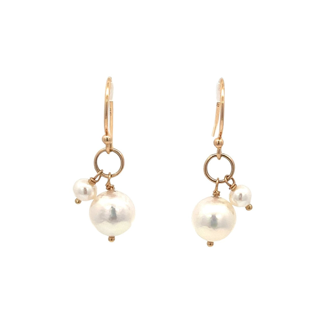 van luna - akoya pearl duet earrings - workshopunderground.com