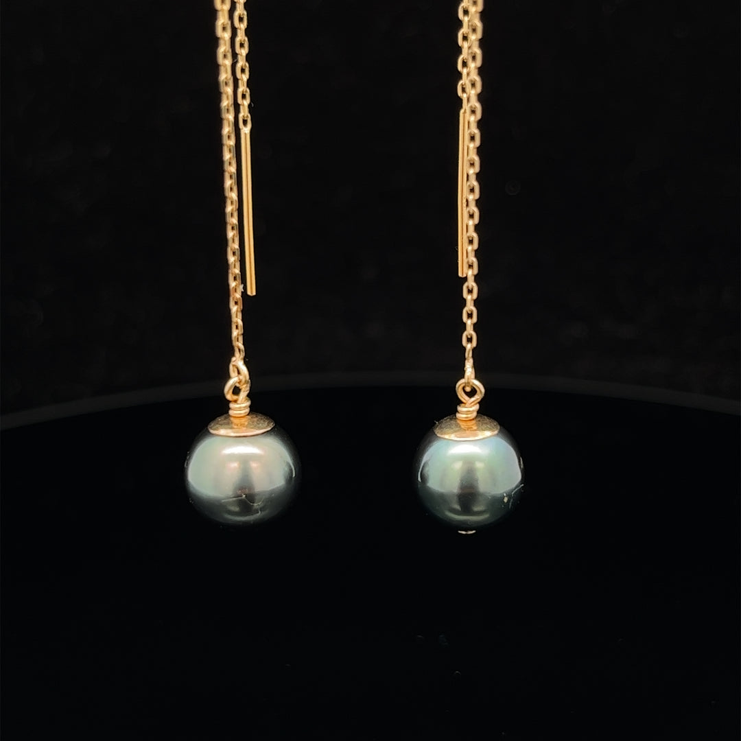 van luna - classic tahitian pearl threaders - workshopunderground.com