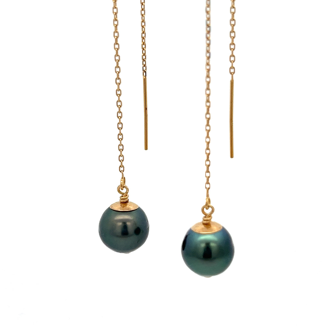 van luna - classic tahitian pearl threaders - workshopunderground.com