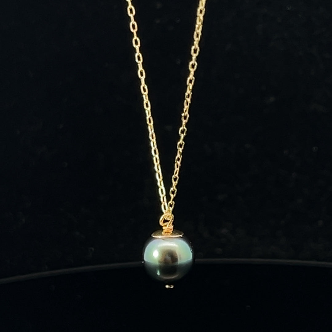 van luna - tahitian pearl pendant necklace - workshopunderground.com