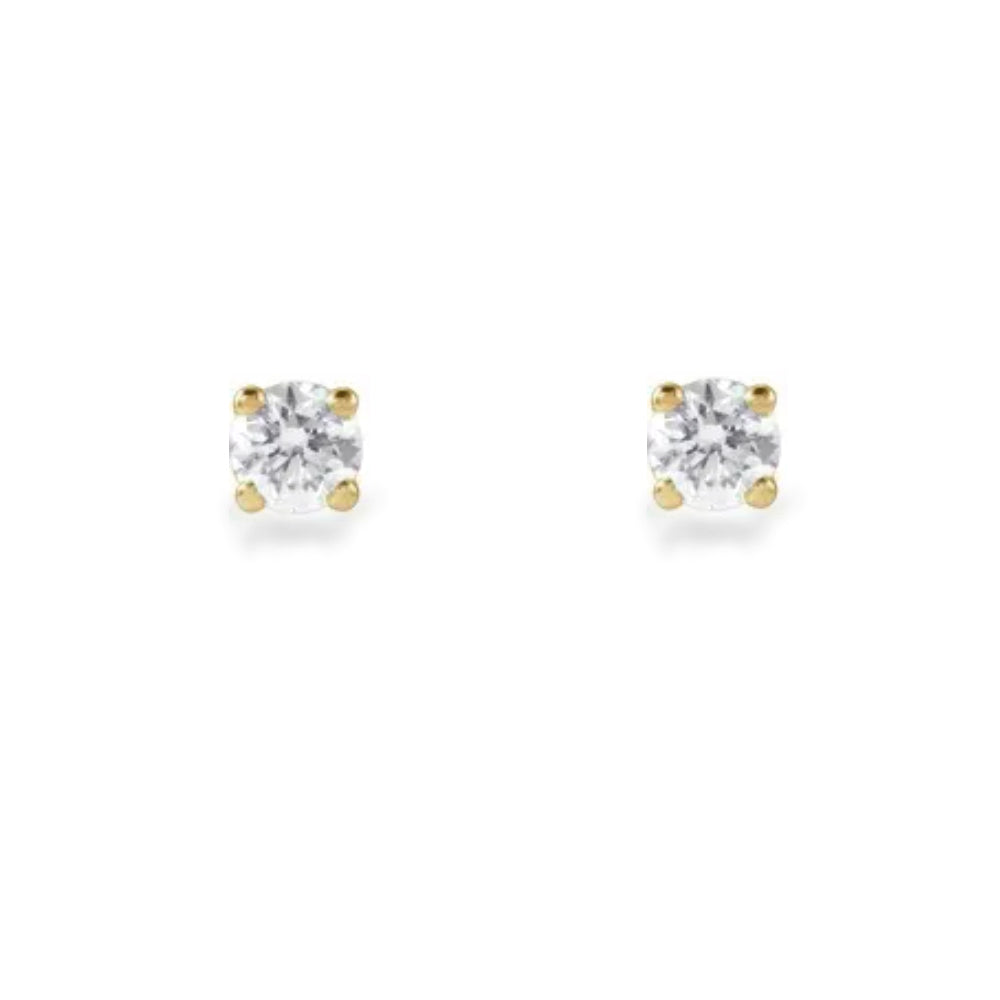 14K diamond stud earrings - 1/2 ctw to 2 ctw - workshopunderground.com