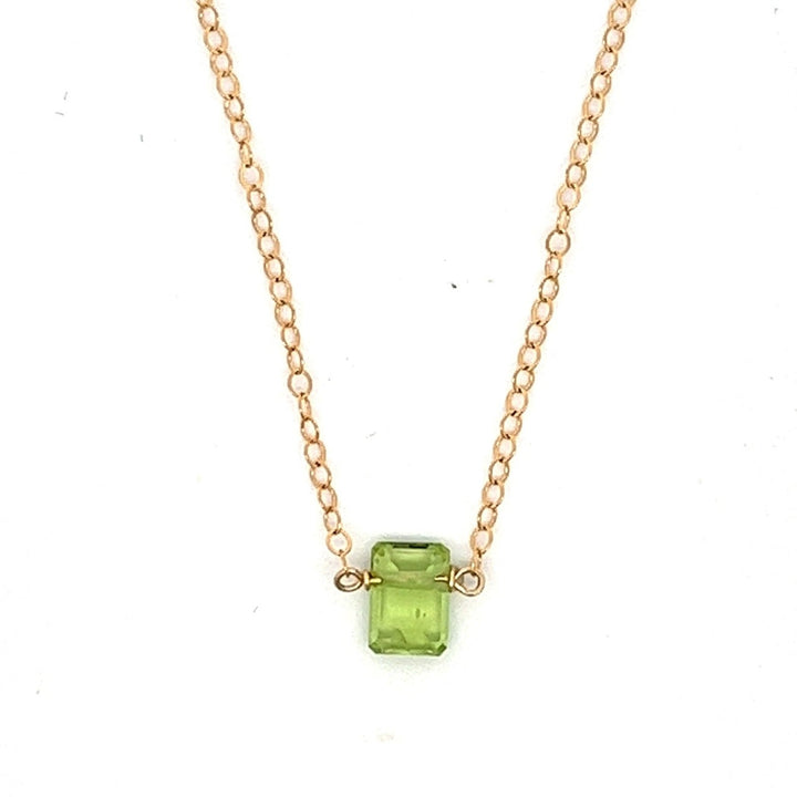 birthstone baguette necklace - workshopunderground.com