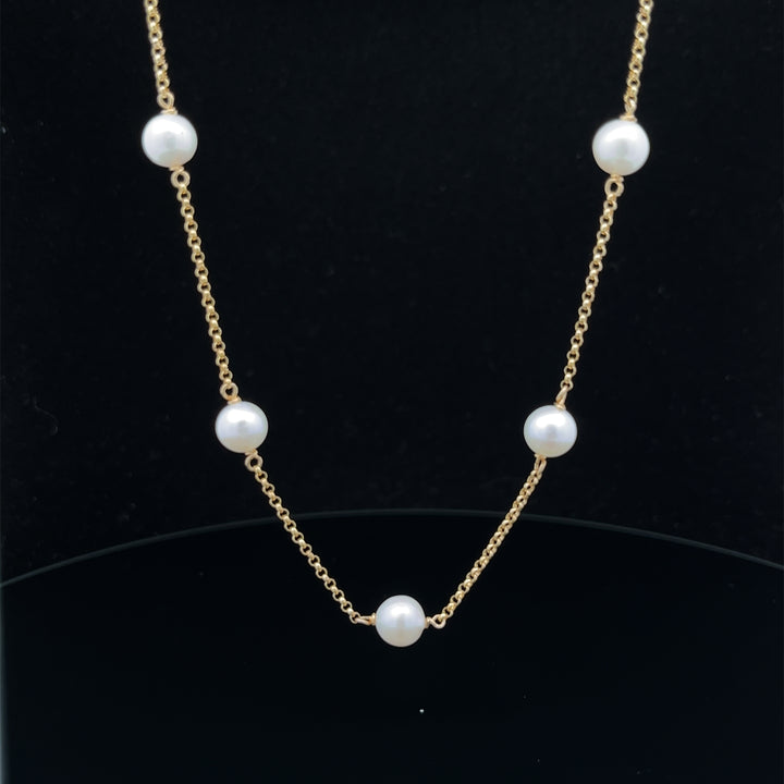 five-station pearl necklace - workshopunderground.com