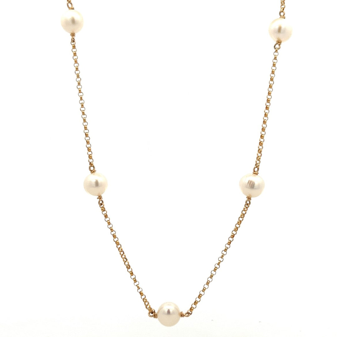 five-station pearl necklace - workshopunderground.com