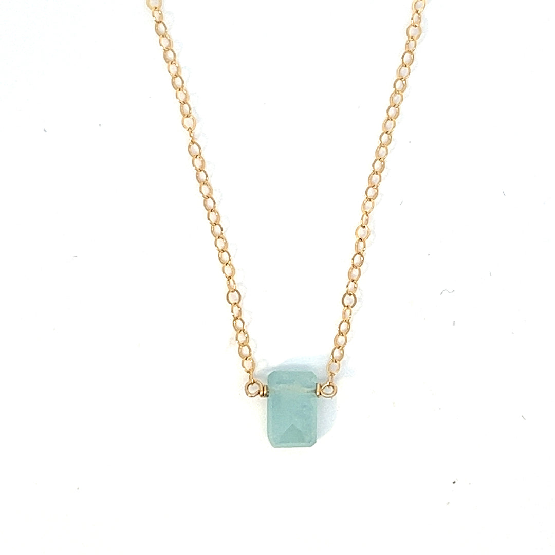 birthstone baguette necklace - workshopunderground.com