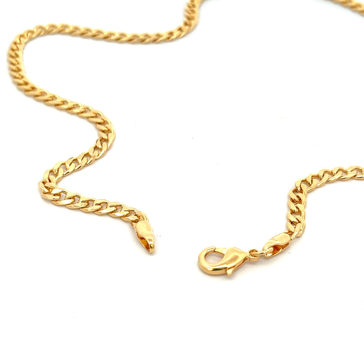 14K-gold-filled classic curb chain necklace - 16" - workshopunderground.com