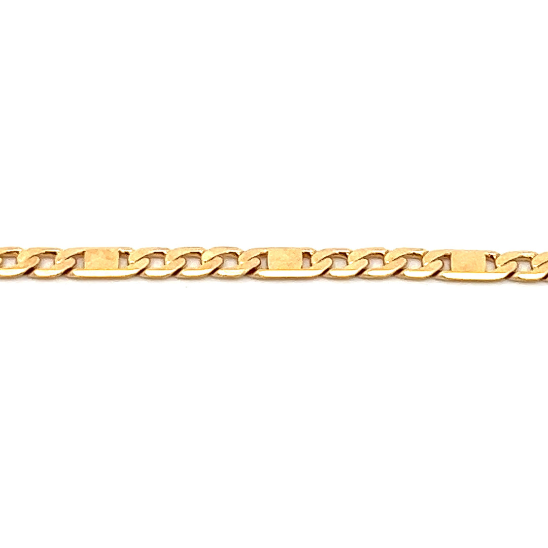 14K-gold-filled mirror anchor necklace - 16" - workshopunderground.com