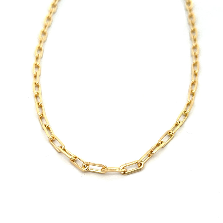 14K-gold-filled paperclip necklace - 16" - workshopunderground.com