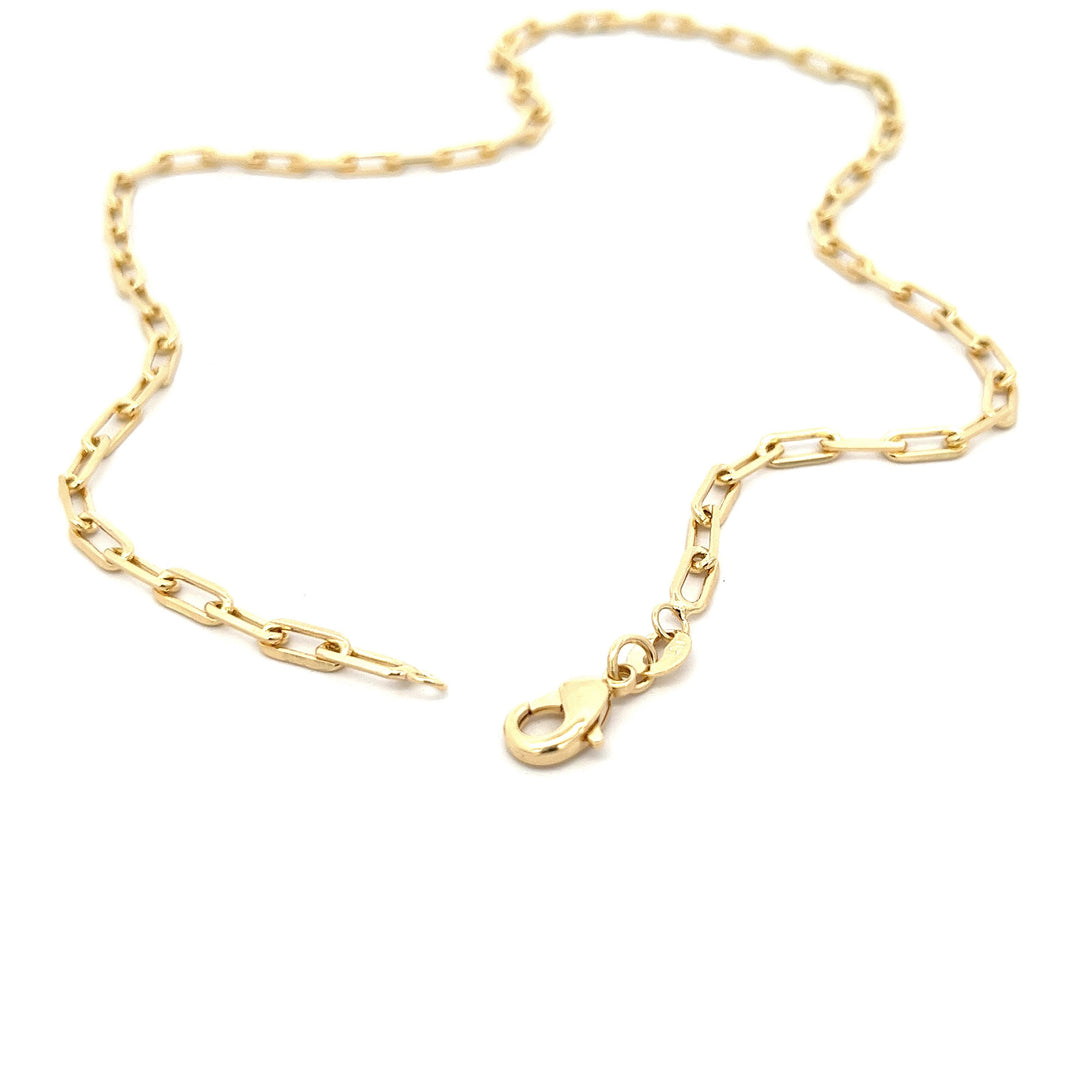 14K-gold-filled paperclip necklace - 16" - workshopunderground.com