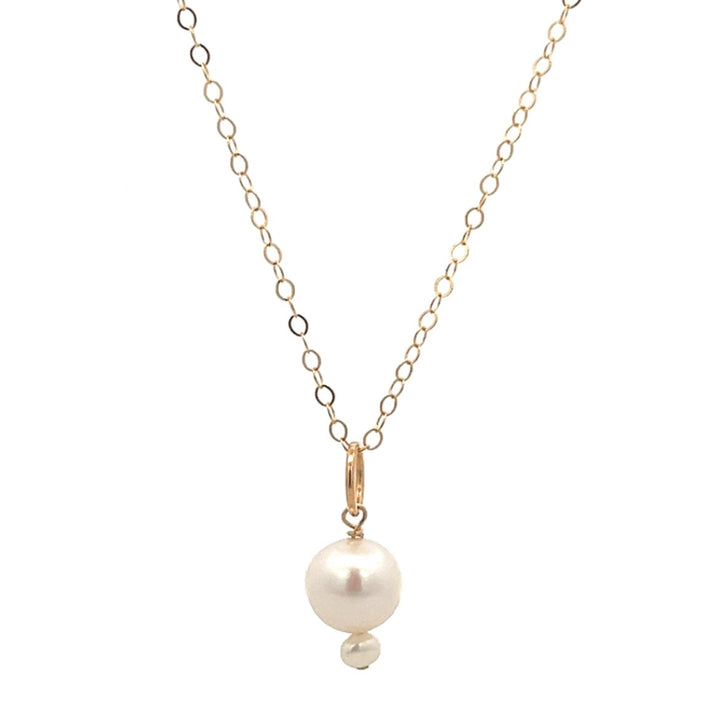 graduated pearl pendant necklace - workshopunderground.com