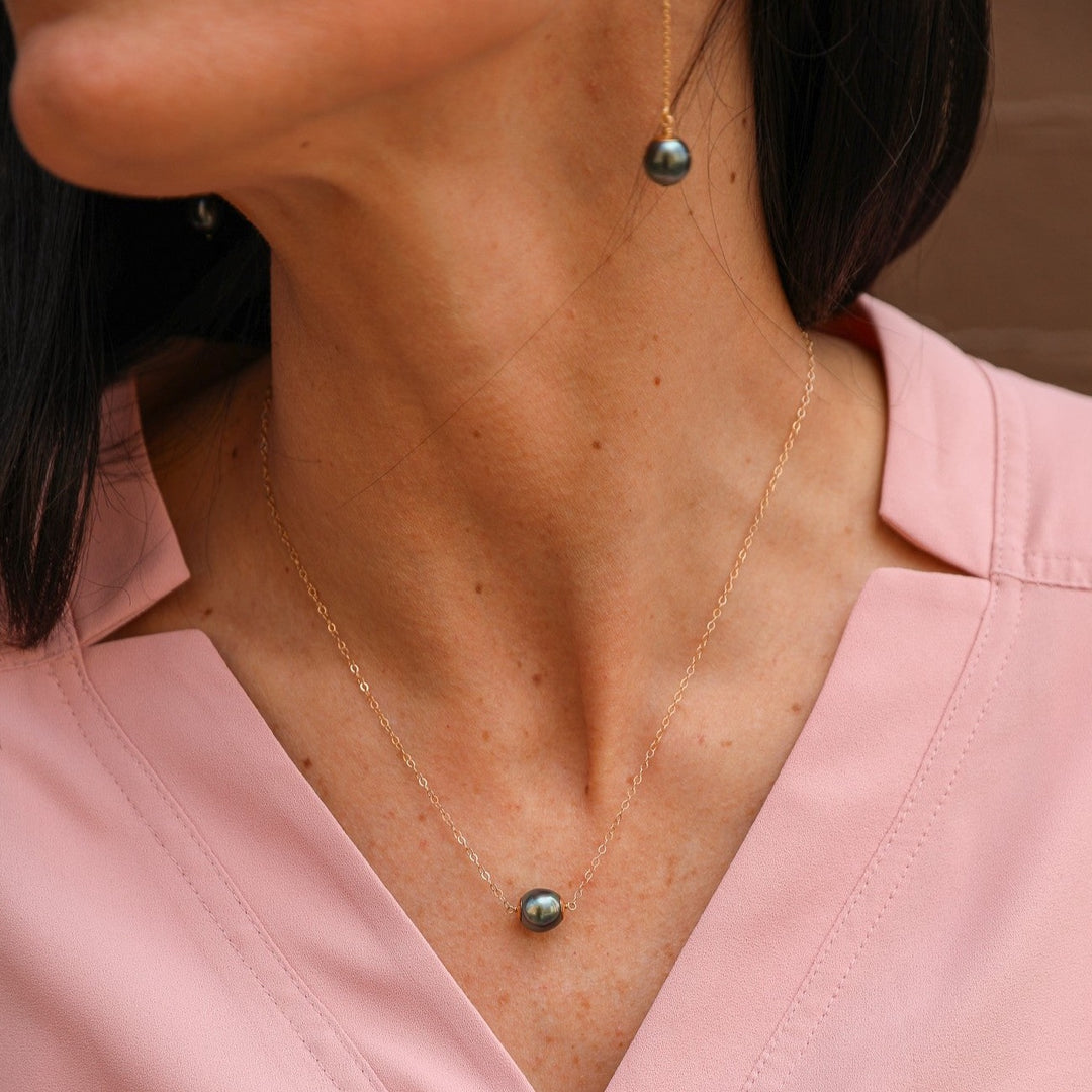 van luna - tahitian pearl necklace