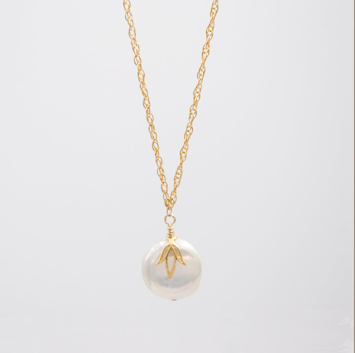 New Deco - coin pearl necklace - rope chain - workshopunderground.com