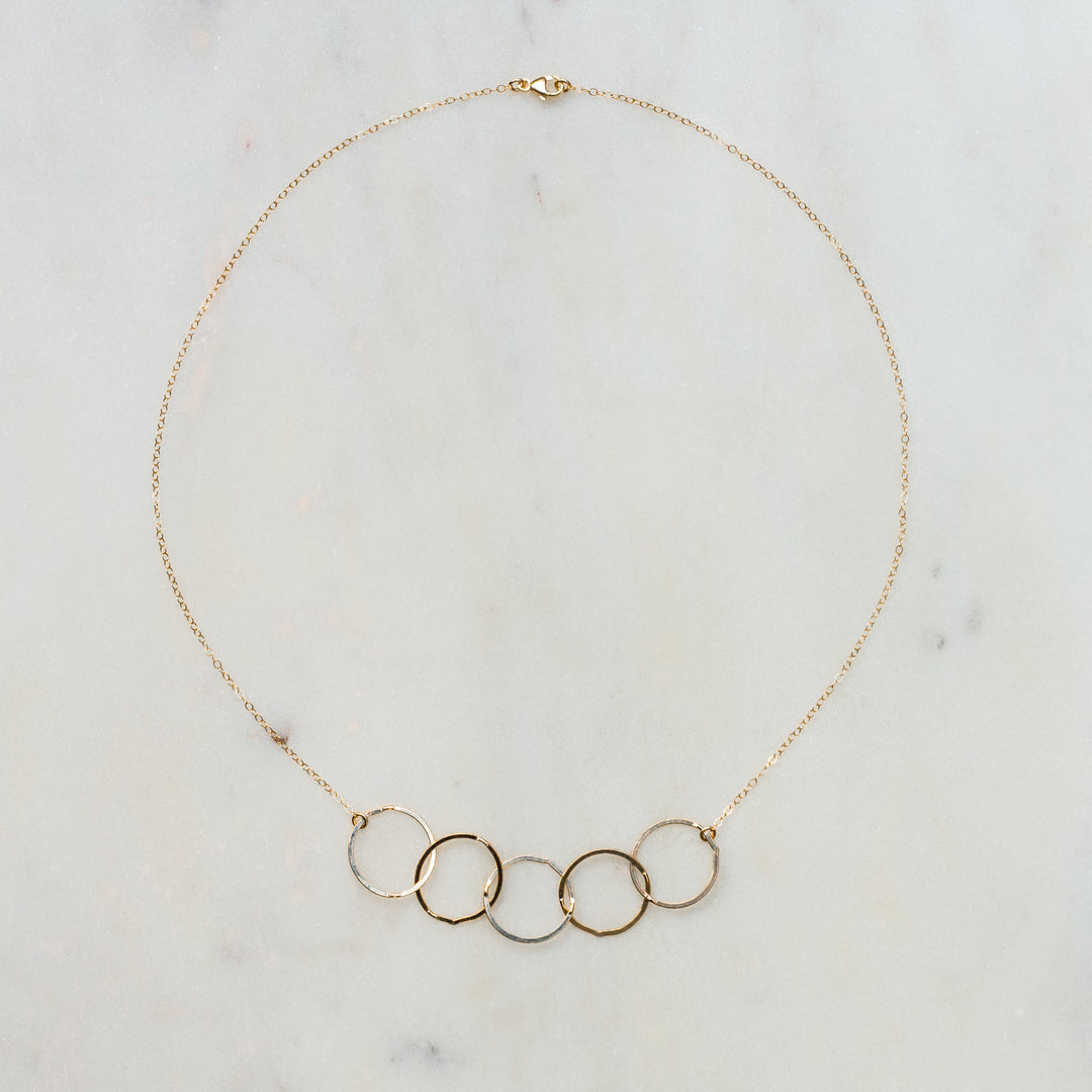 five-ring necklace - workshopunderground.com