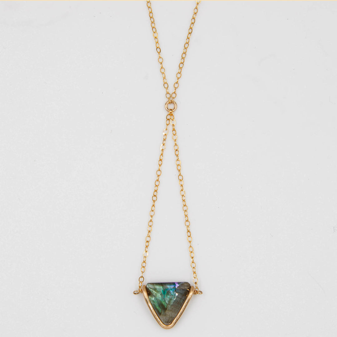 Northern Lights - Triangle Trapeze Necklace - workshopunderground.com