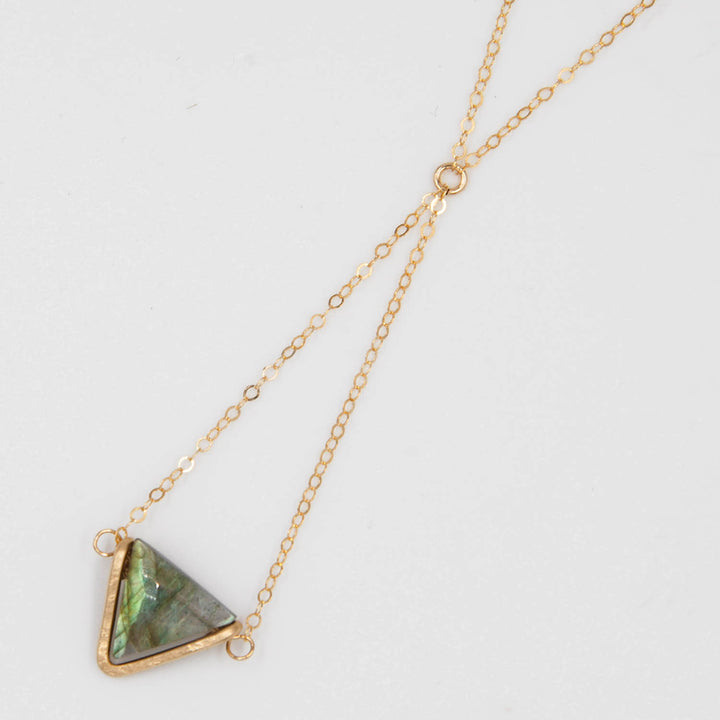 Northern Lights - Triangle Trapeze Necklace - workshopunderground.com