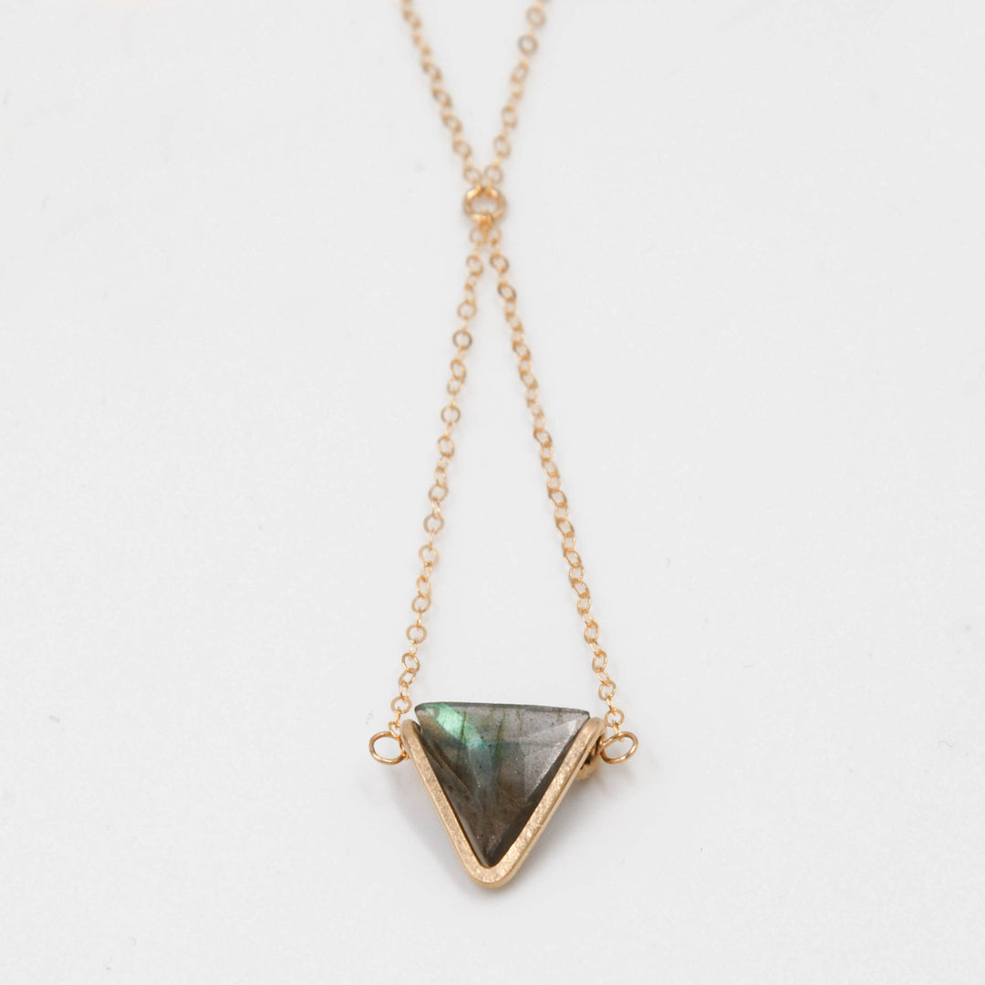 Northern Lights - Triangle Trapeze Necklace - workshopunderground.com