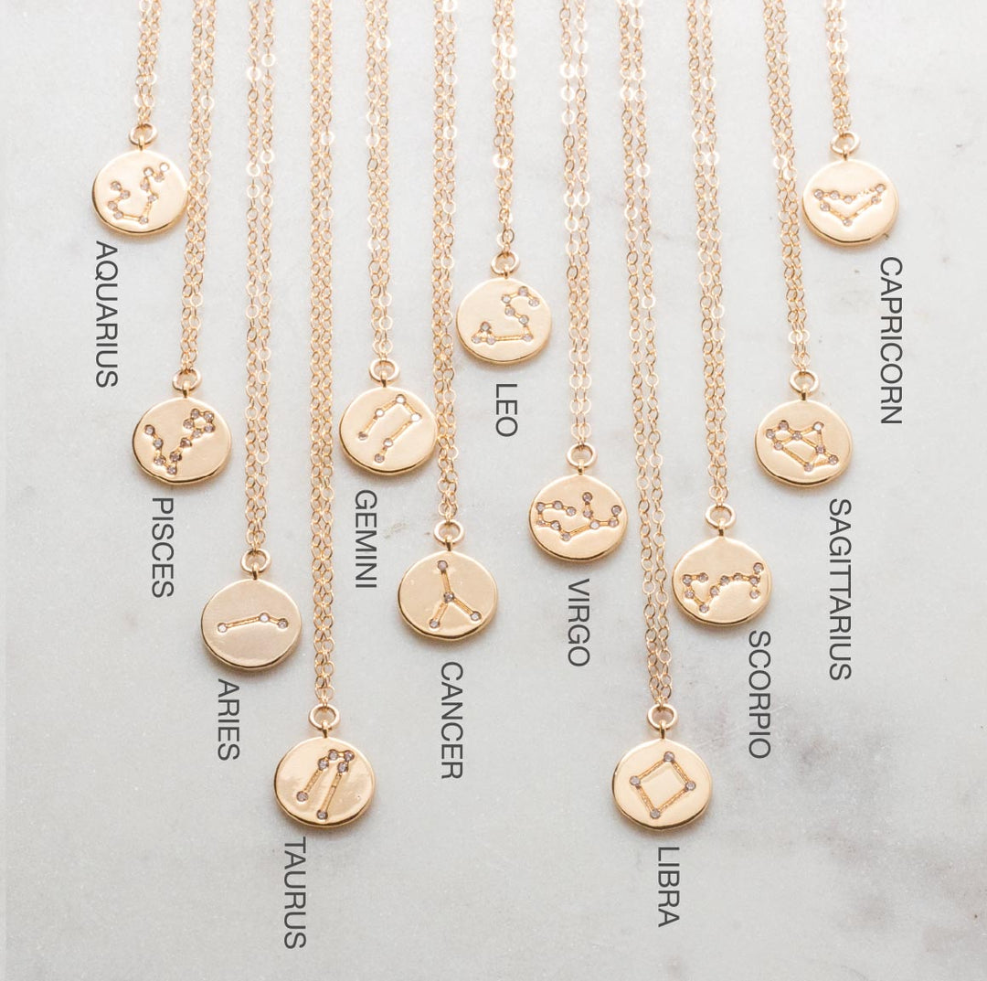 zodiac constellation necklace - workshopunderground.com